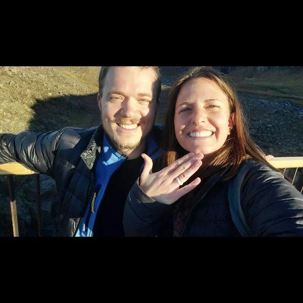 Right after getting engaged!