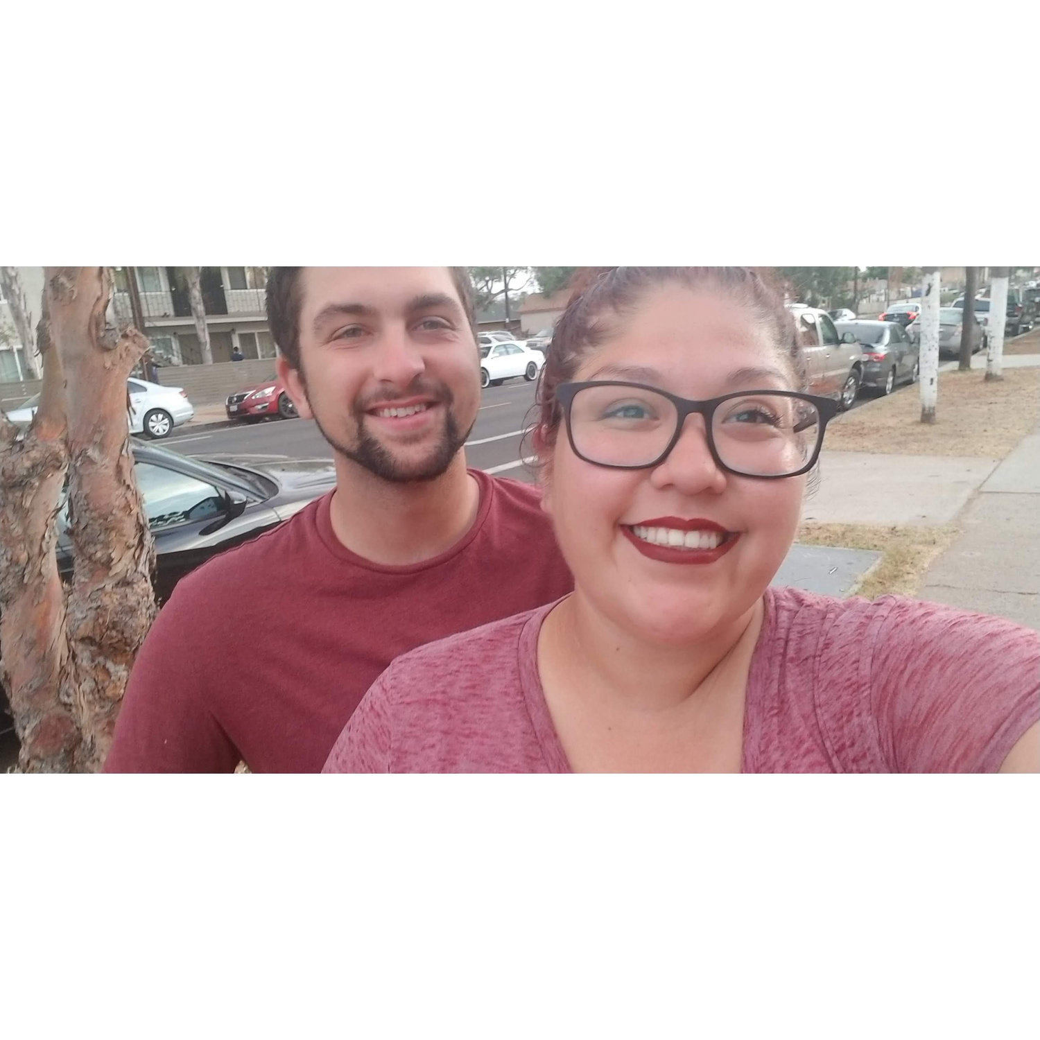 We were out on a walk