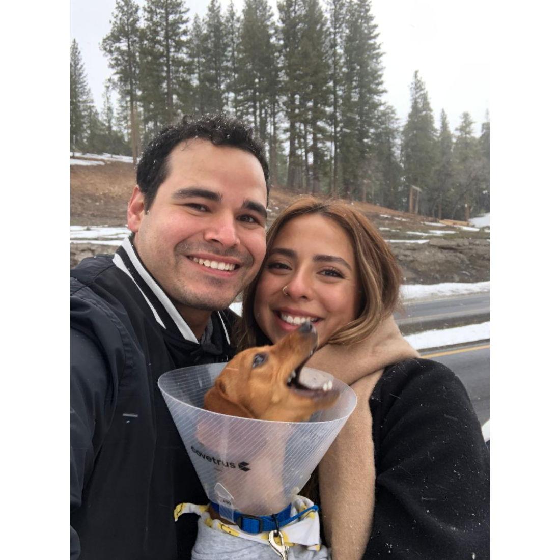 11 de febrero de 2023. Celebré el día de San Valentín haciendo un viaje de fin de semana a Sonora. Rosés también fue la primera vez que vio nieve.