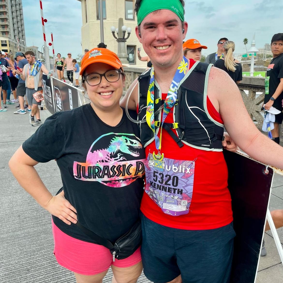 Kenneth finishes his first half marathon