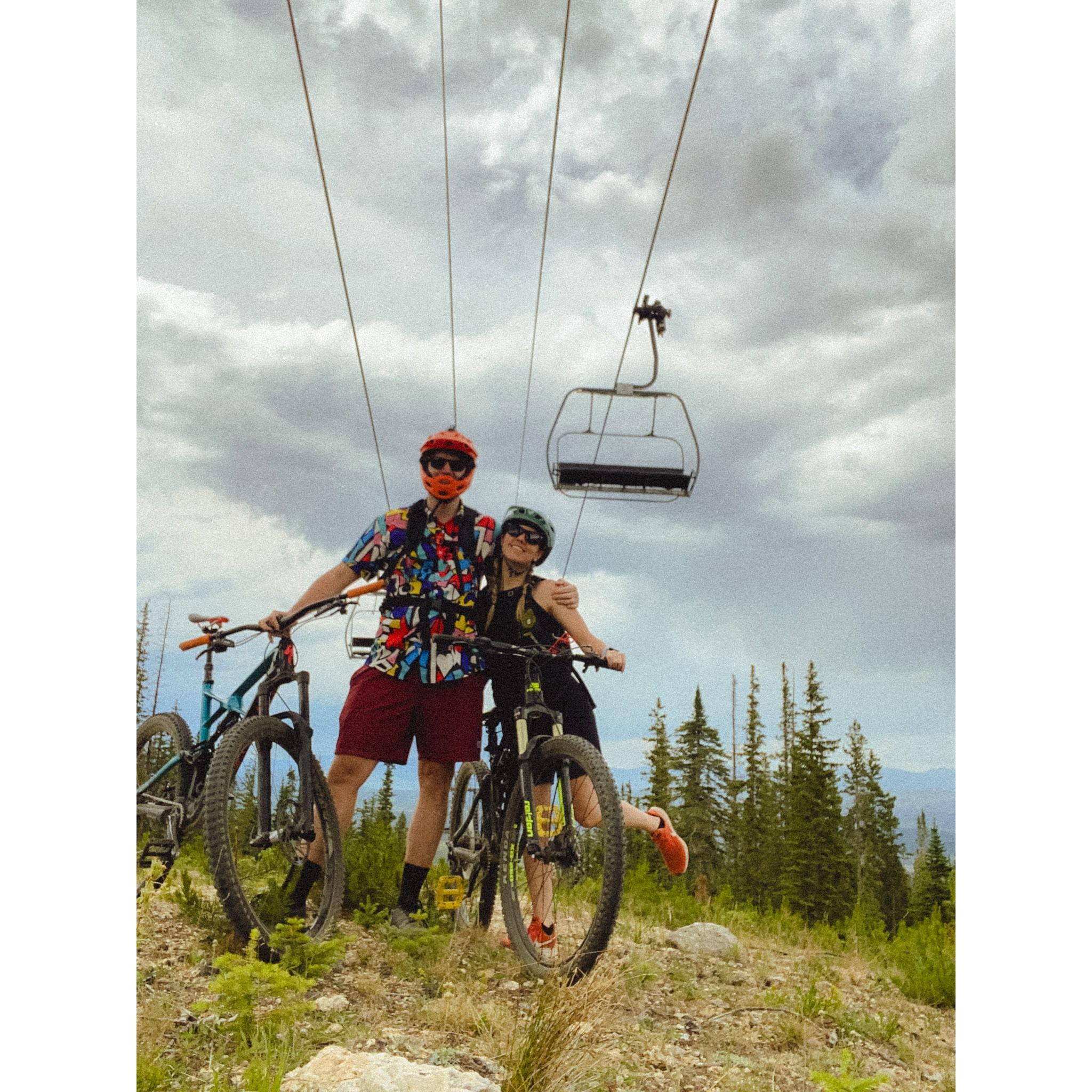 A bike trip to Trestle in Colorado to celebrate James' new job!