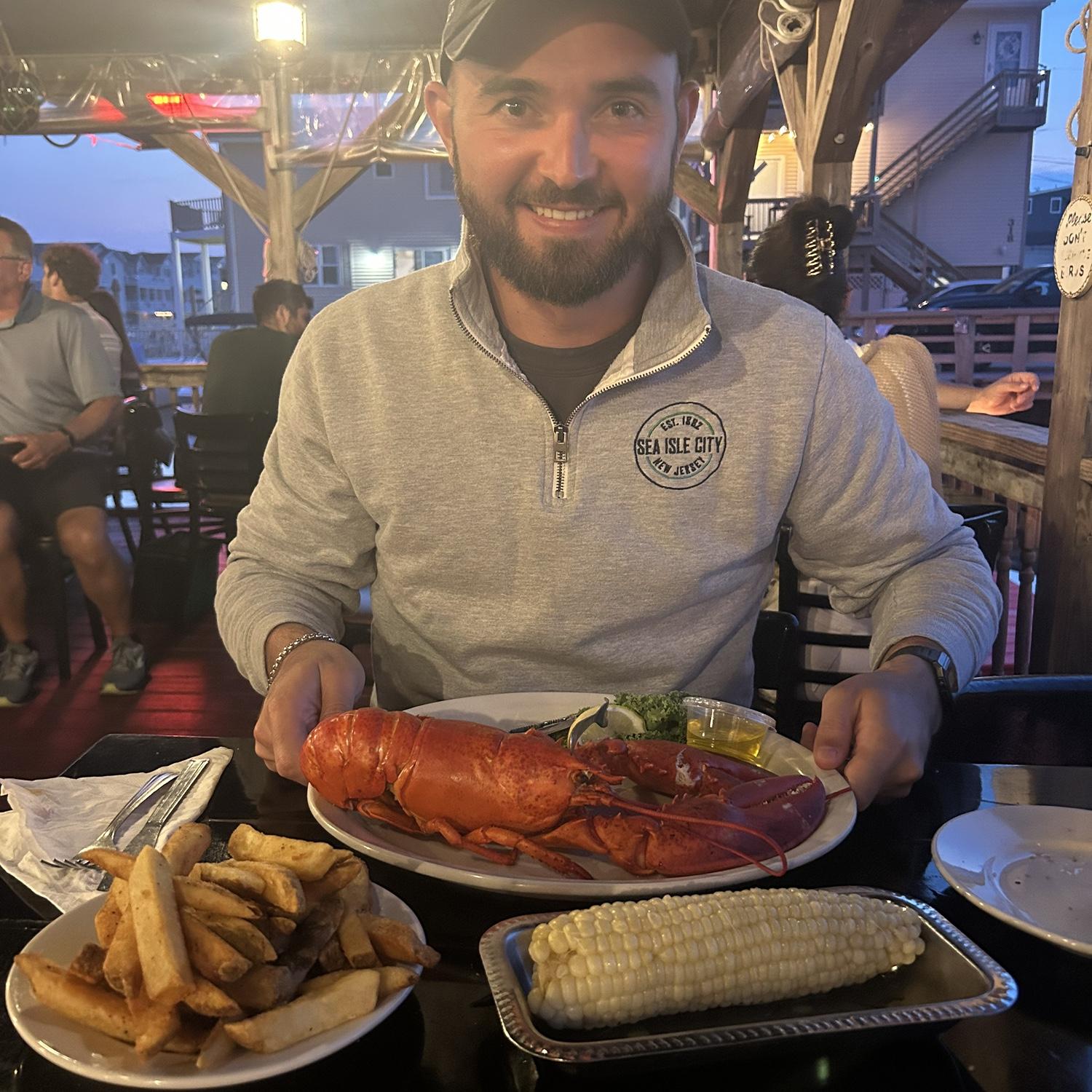 John’s second lobster!