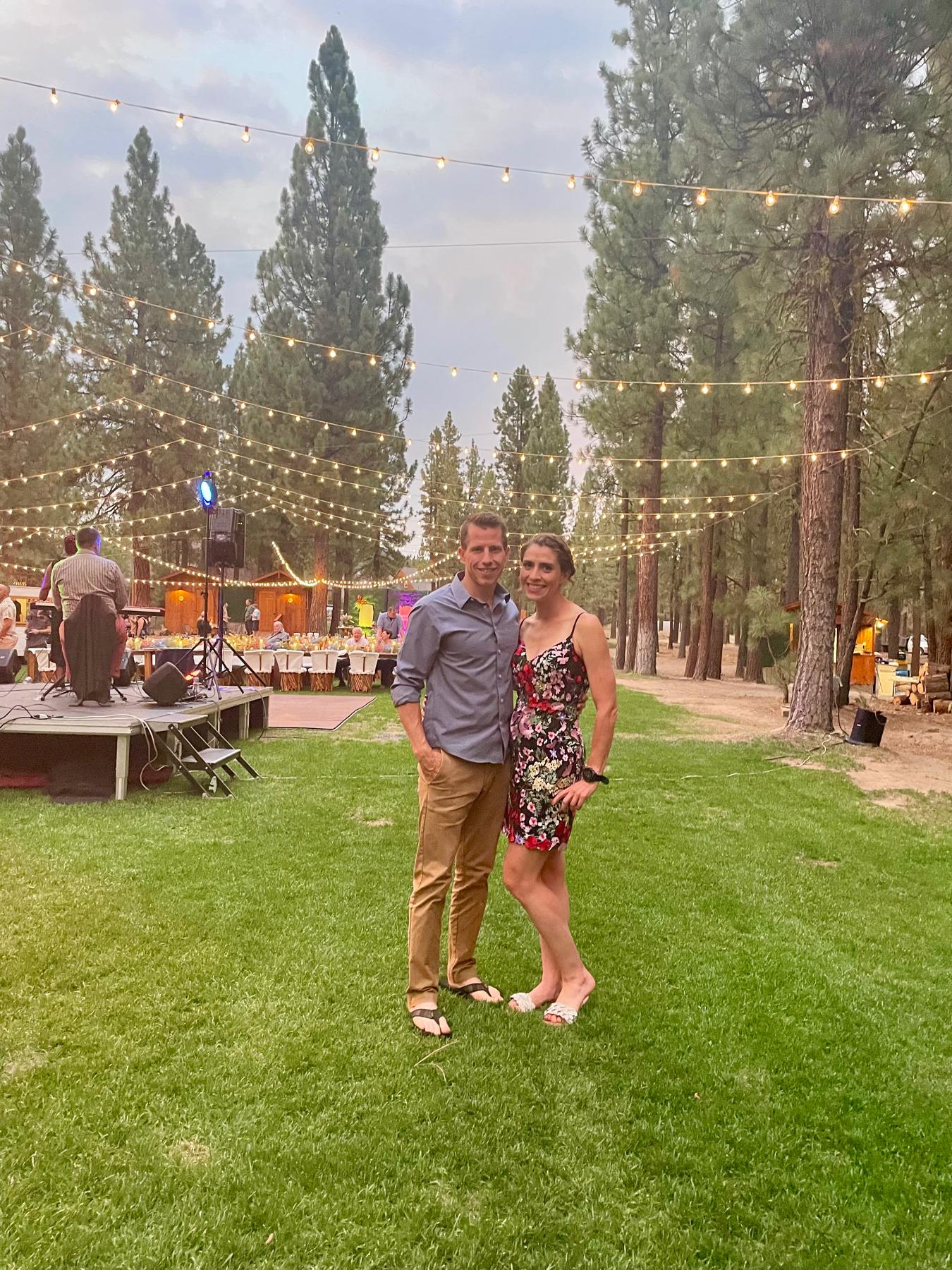 Sometimes we change out of workout clothes. Scott and Shelby’s wedding July 2021
