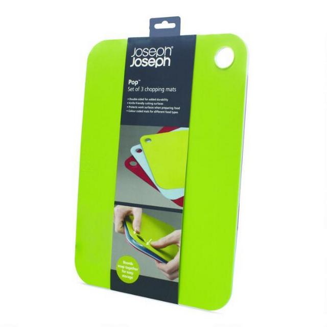 Joseph Joseph Pop Reversible Chopping Mats 3 Pack