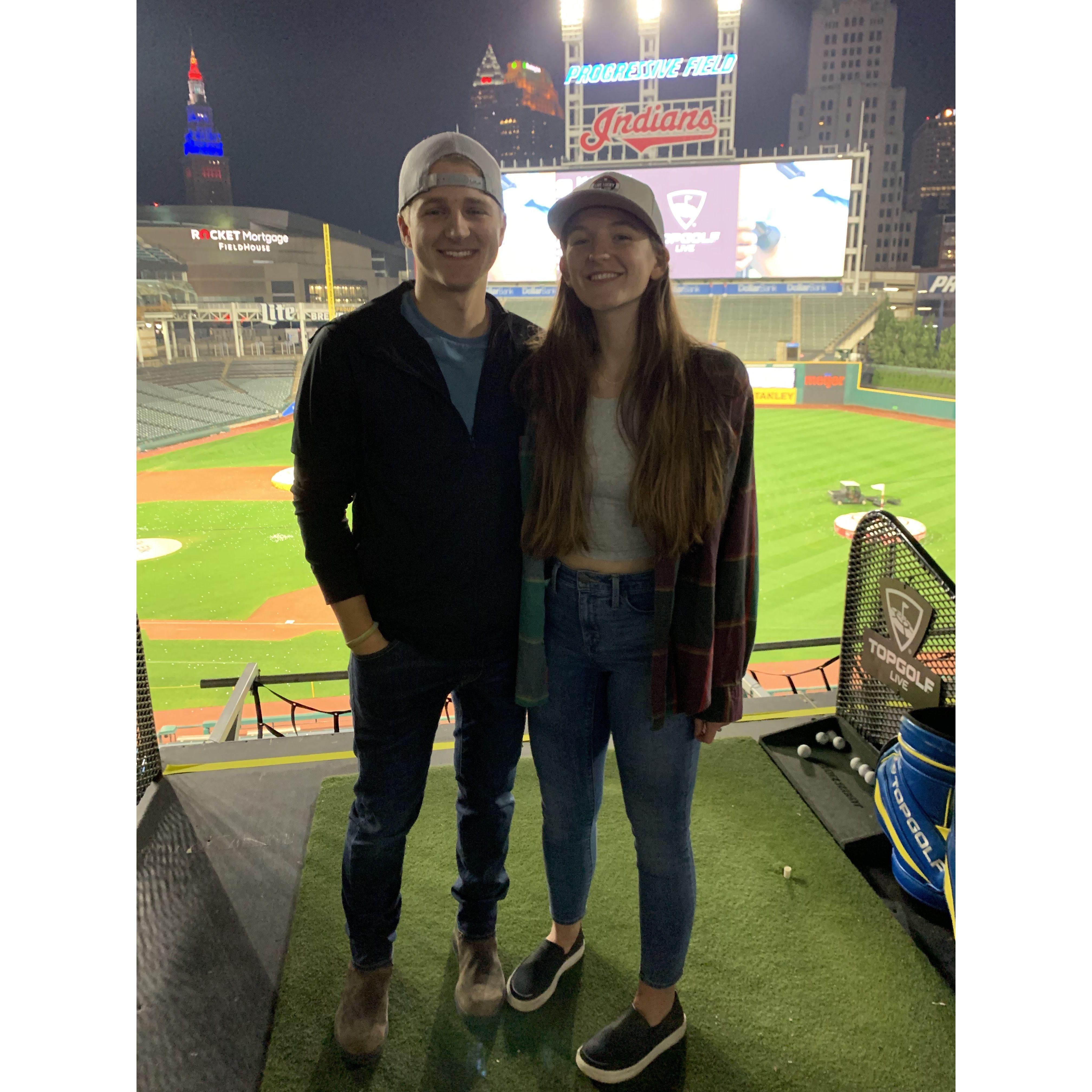 Top Golf at Progressive Field, October 2022
