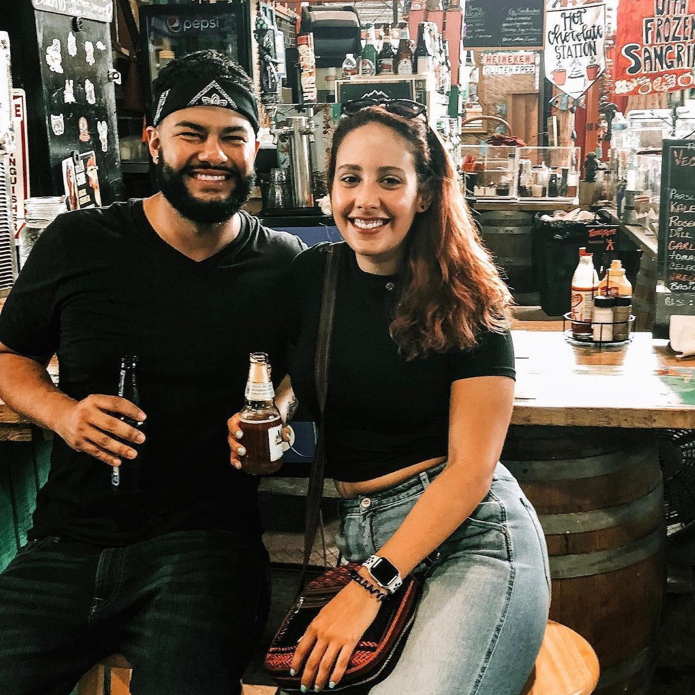 The lady at this bar told us we were going to be together for a long time lol we visited her recently