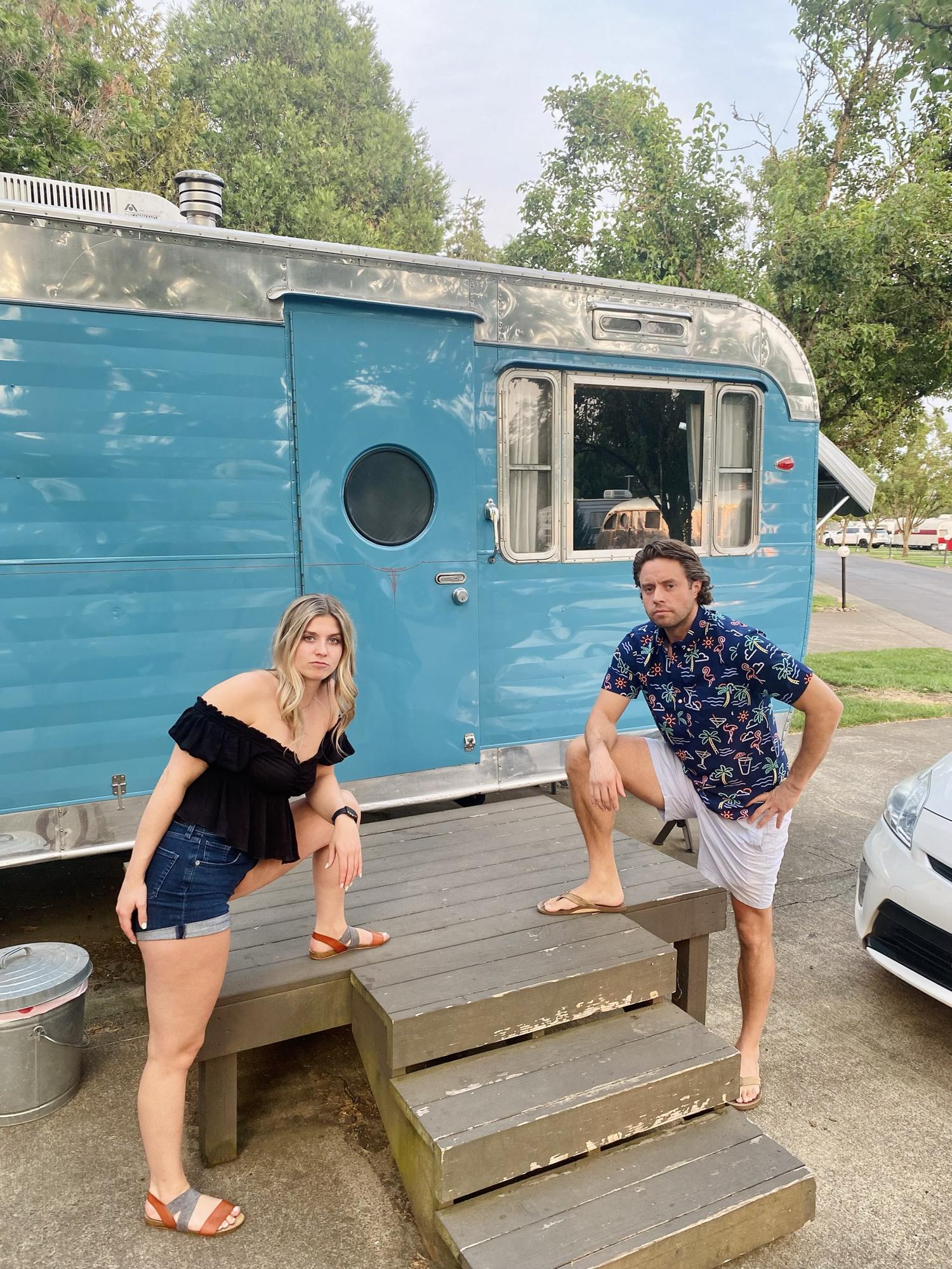 Vintage trailer park resort, OR