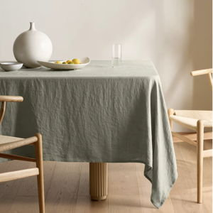 European Linen Tablecloth (Willowleaf) - 70x126"