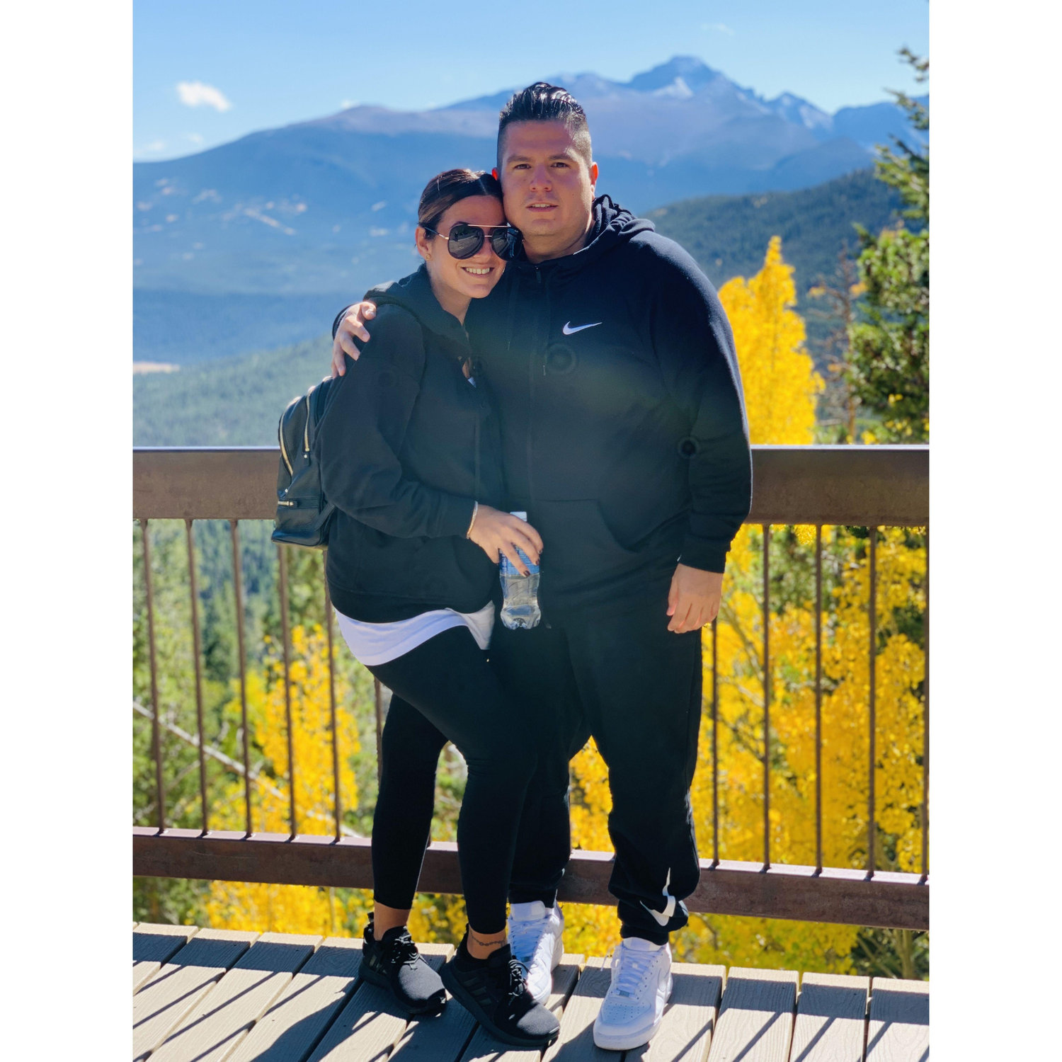 Discovering the Rocky Mountains together - one of my favorite memories.