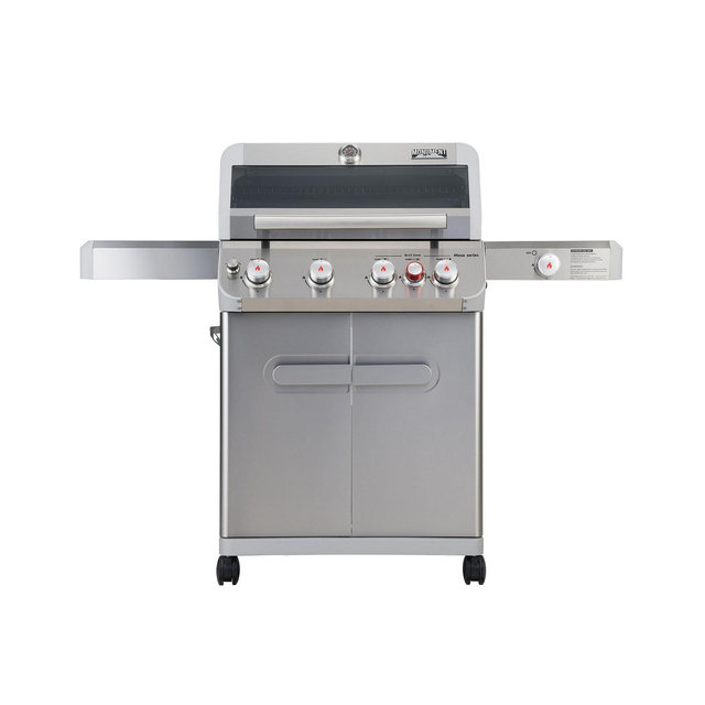 4 Burner with Broil Zone Stainless Steel Mesa Series Grill