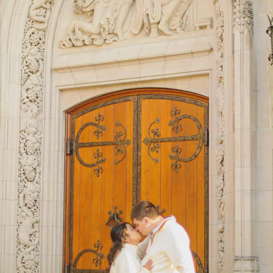 Stealing a kiss