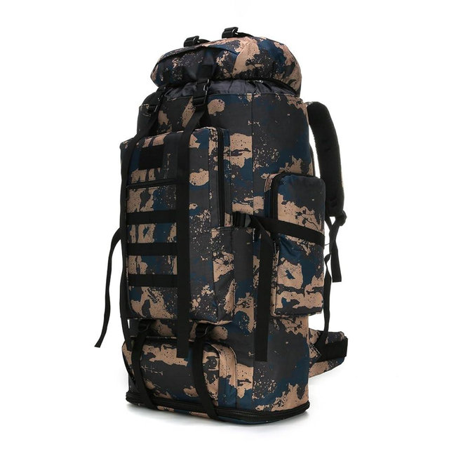 W WINTMING Hiking Backpack for Men 70L/100L Camping Backpack Military Rucksack Molle 3 Days Assault Pack for Climbing | Camping Backpack, 3 Days Assault Pack, for Climbing