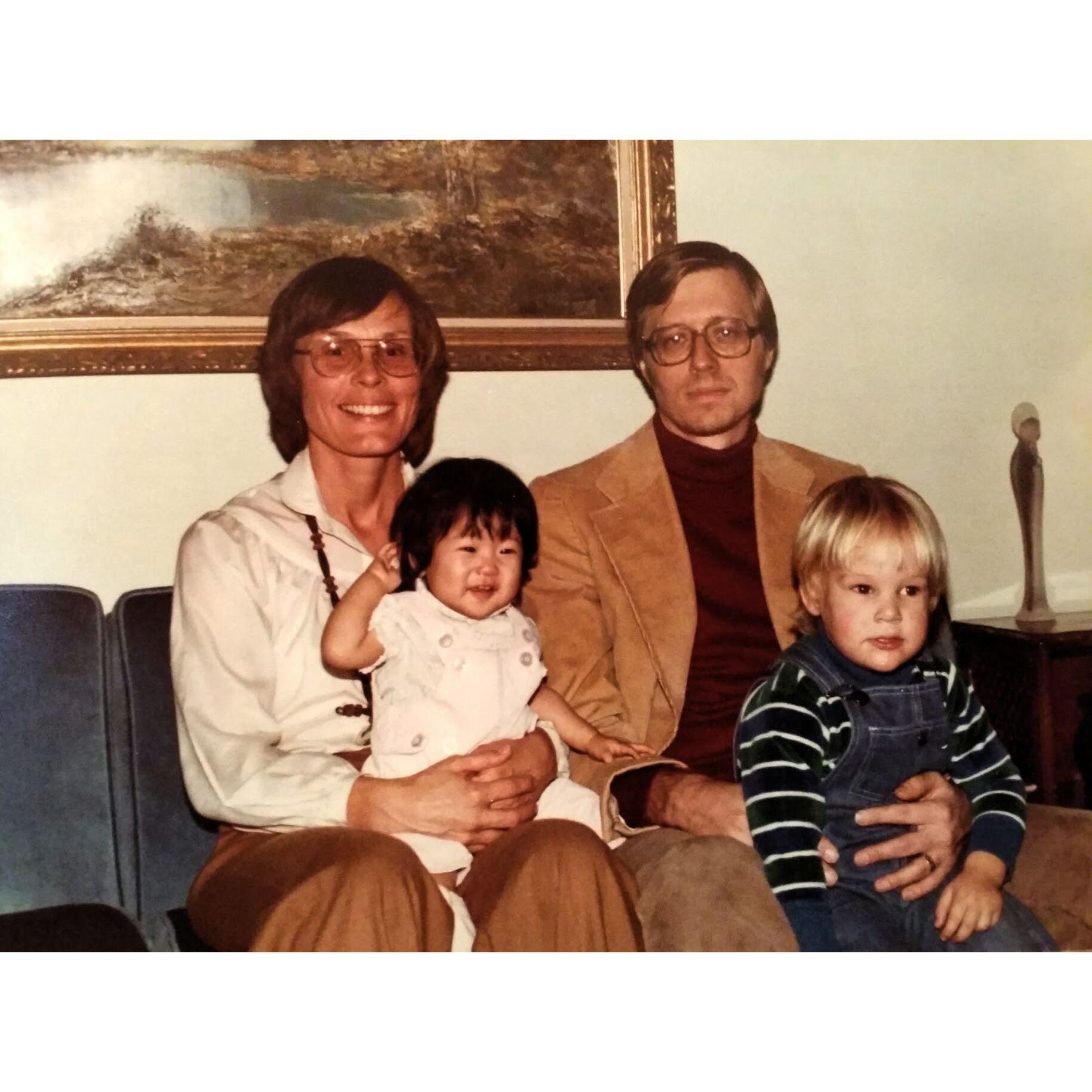 Eric's dad looking stoked