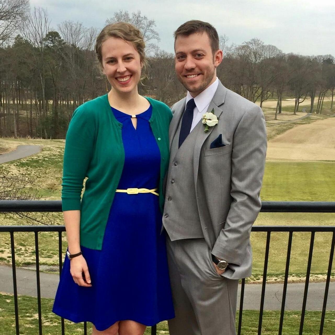at Brad and Julie's wedding, March 2017