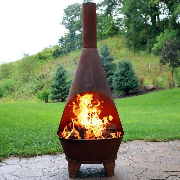 Arneson Steel Wood Burning Chiminea