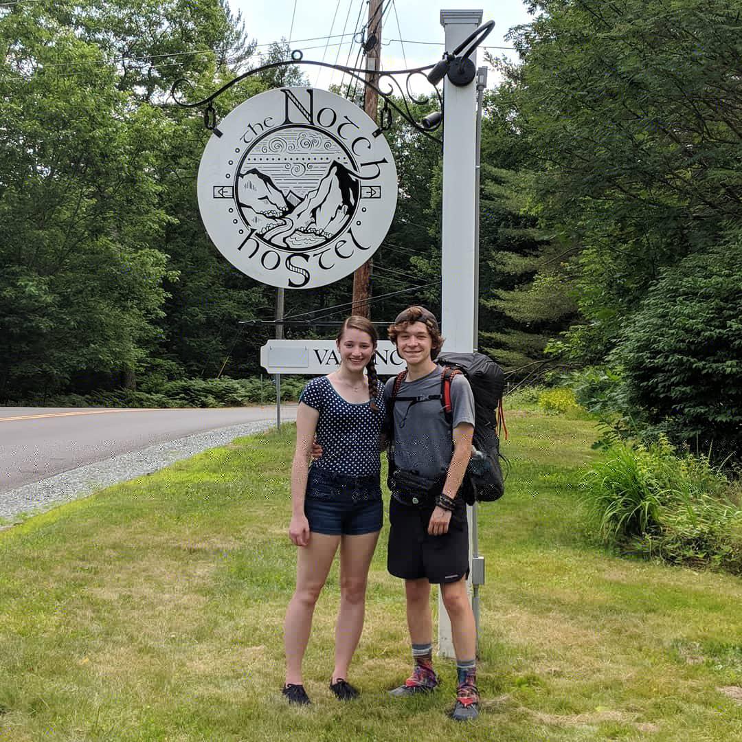 Ashley visited Brandon while he was hiking the Appalachian Trail 2018.