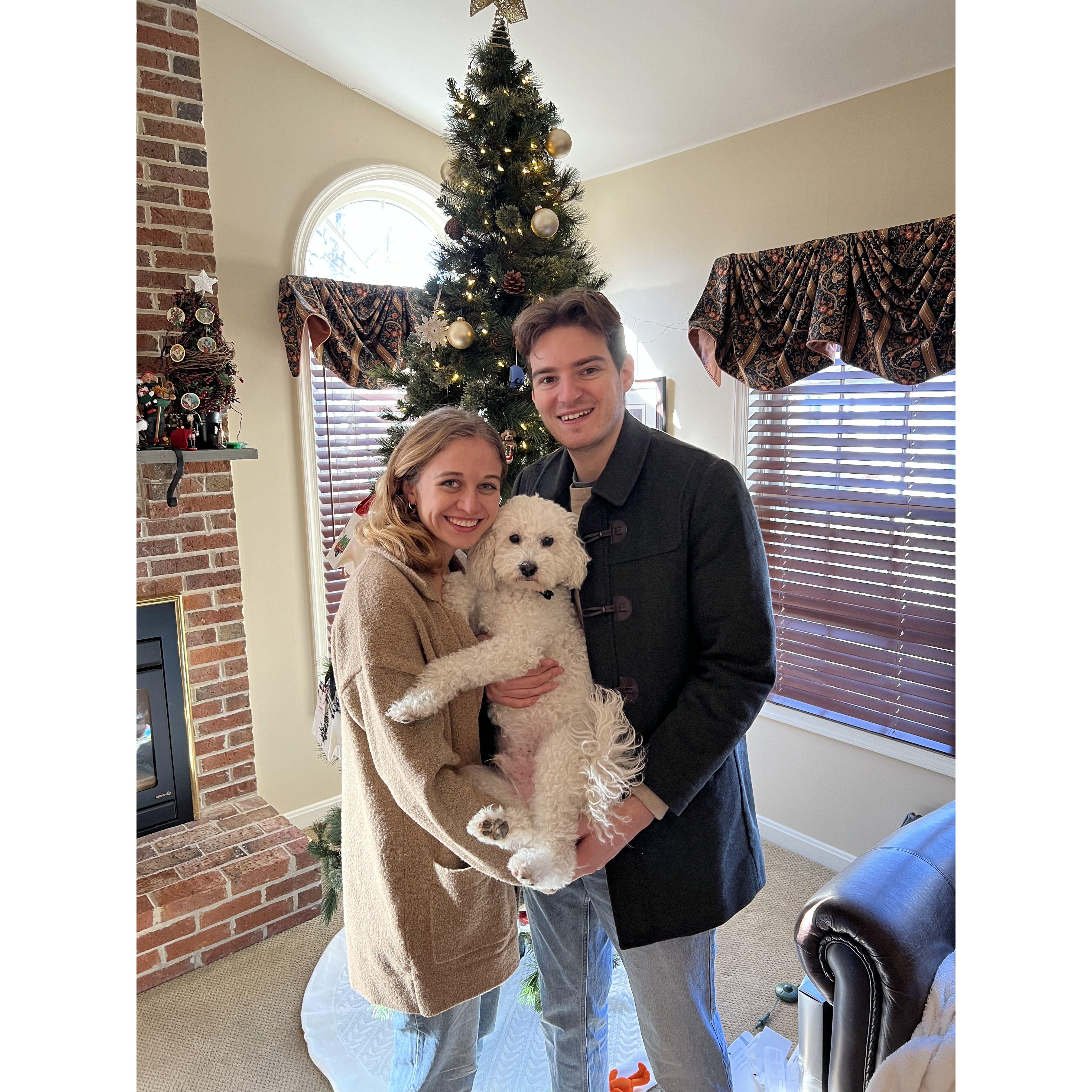 Our second Christmas together - this time with Cody!