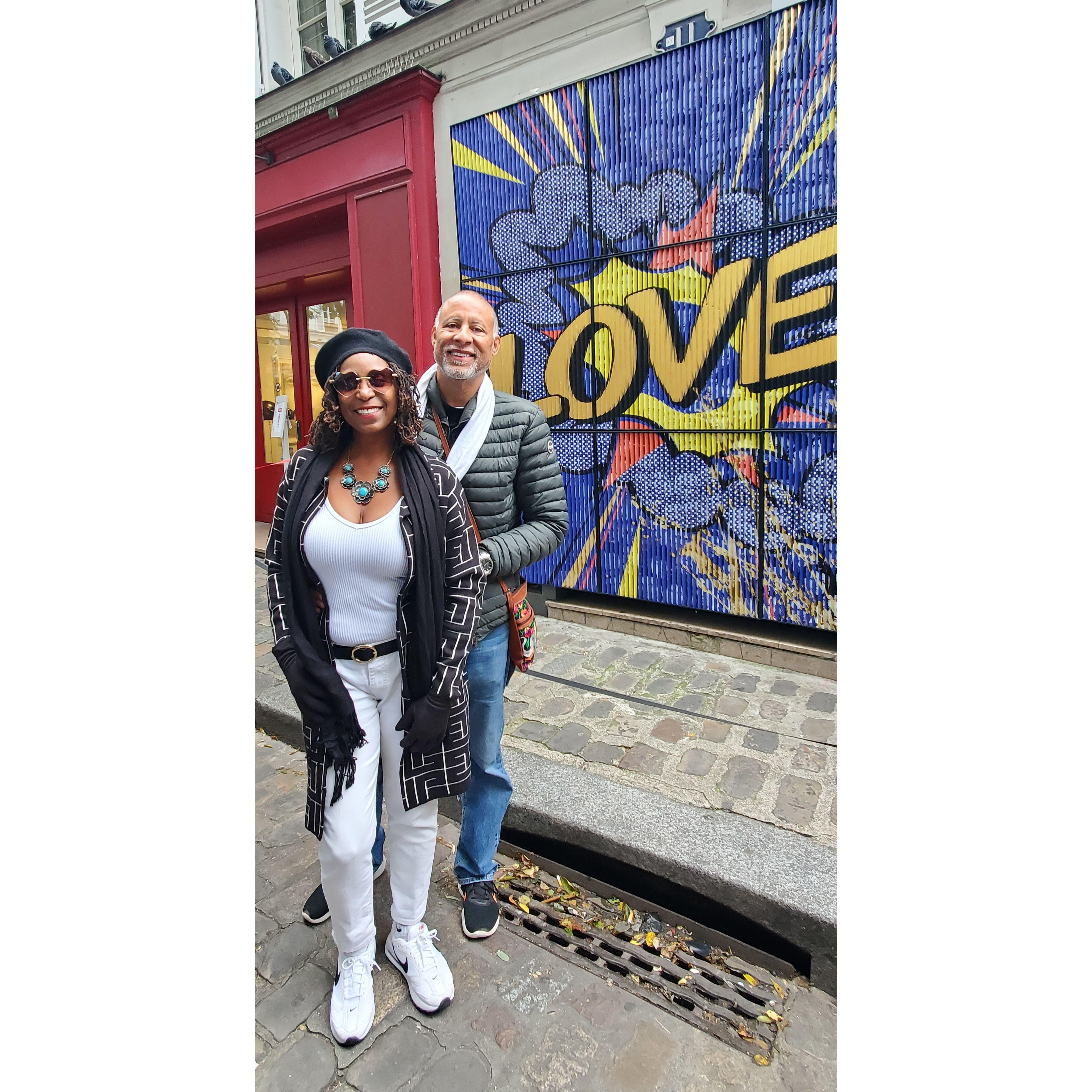 Montmartre district in Paris, France