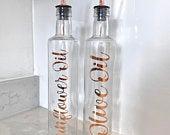 Oil bottle, personalised oil bottle, oil...