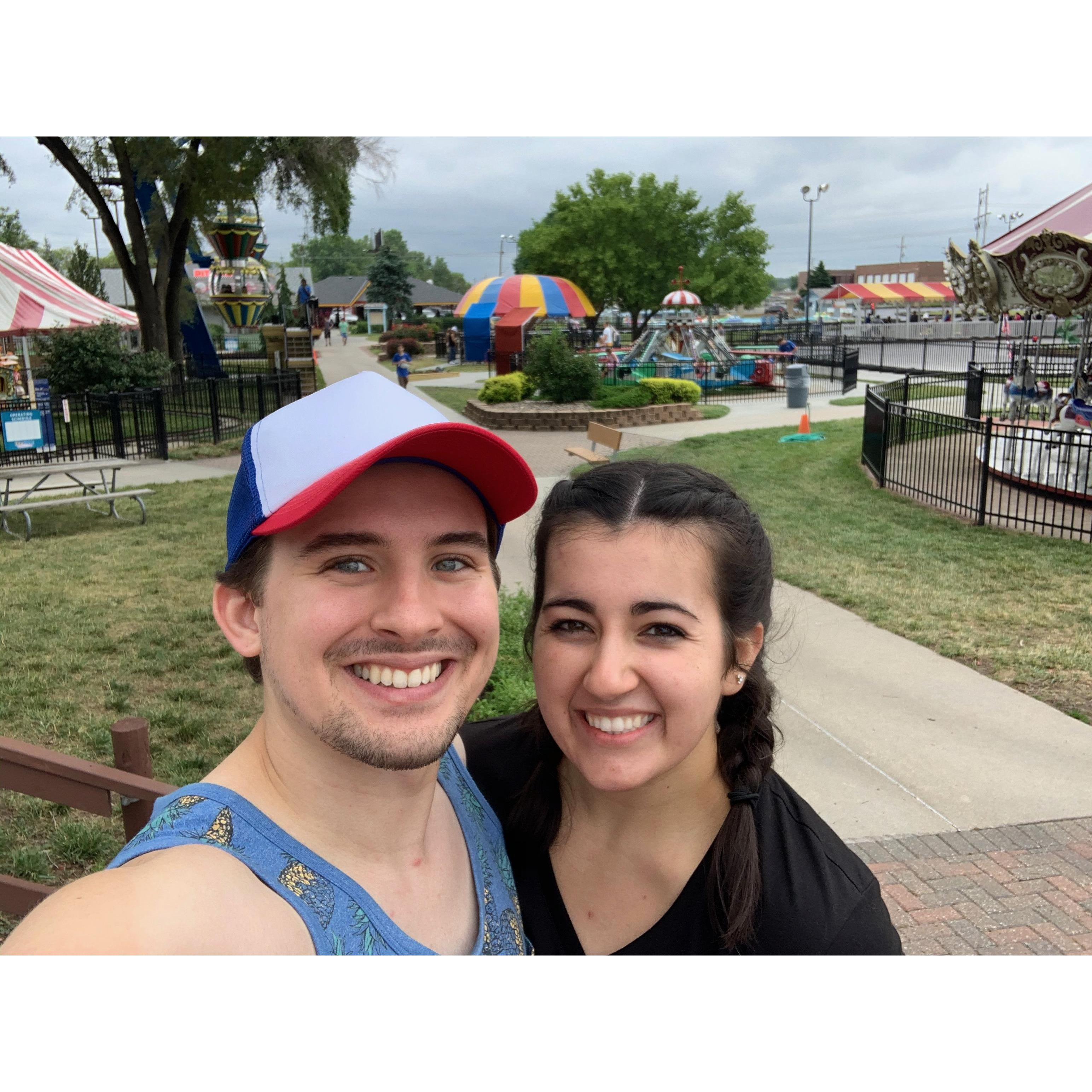 The Summer Omaha trip was so special because Vince knew it was the last time that I would come out as his girlfriend! A couple days later he would pop the question!!!