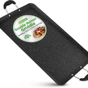 Double Burner Non-Stick Stove Top Griddle