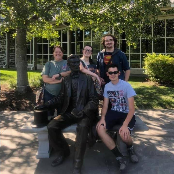 Haller family trip to Gettysburg in August 2019