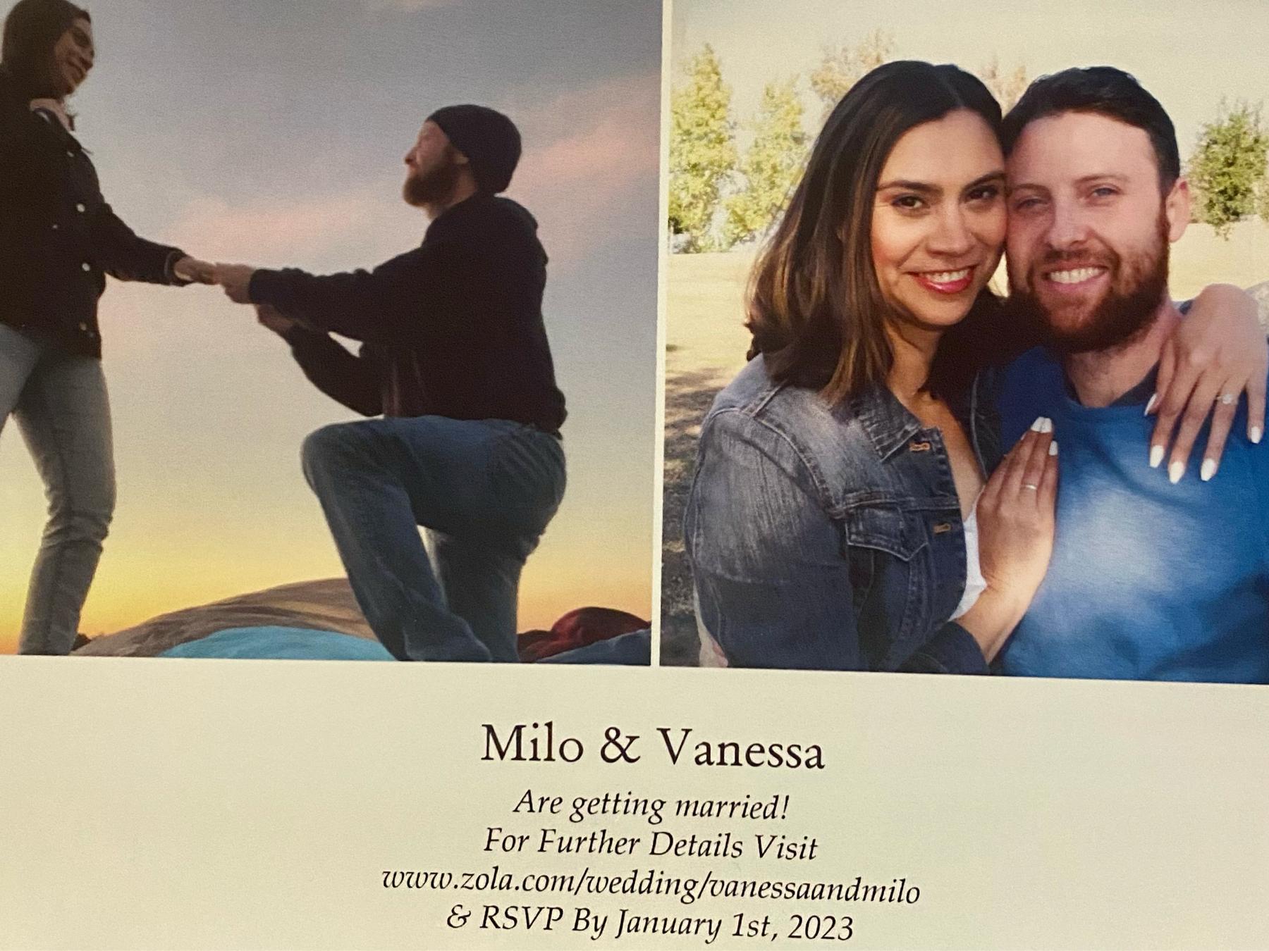 The Wedding Website of Vanessa Rose Aguirre and Milo Gregory Cespedes