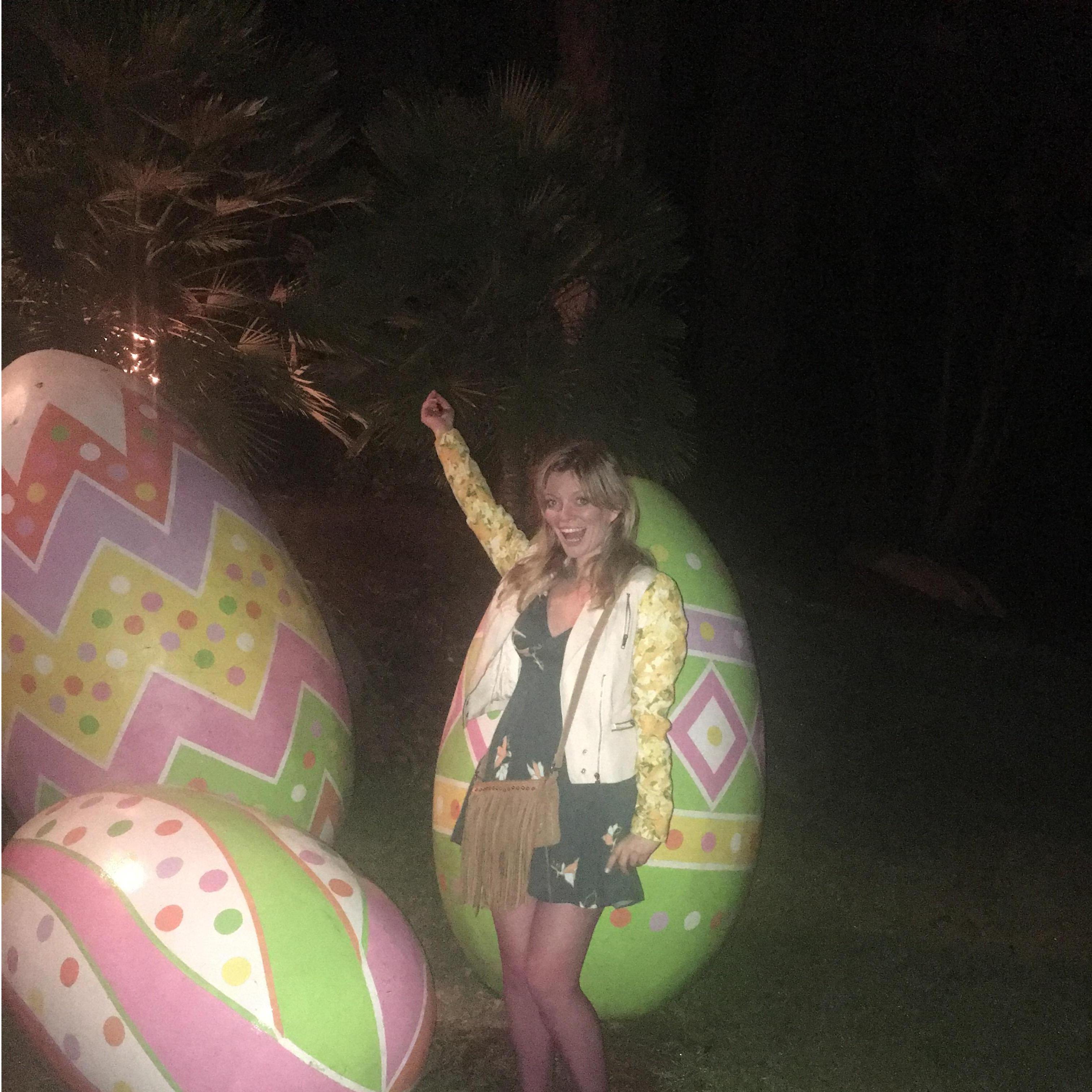 Found Easter eggs hidden in the Hollywood Hills April 2018