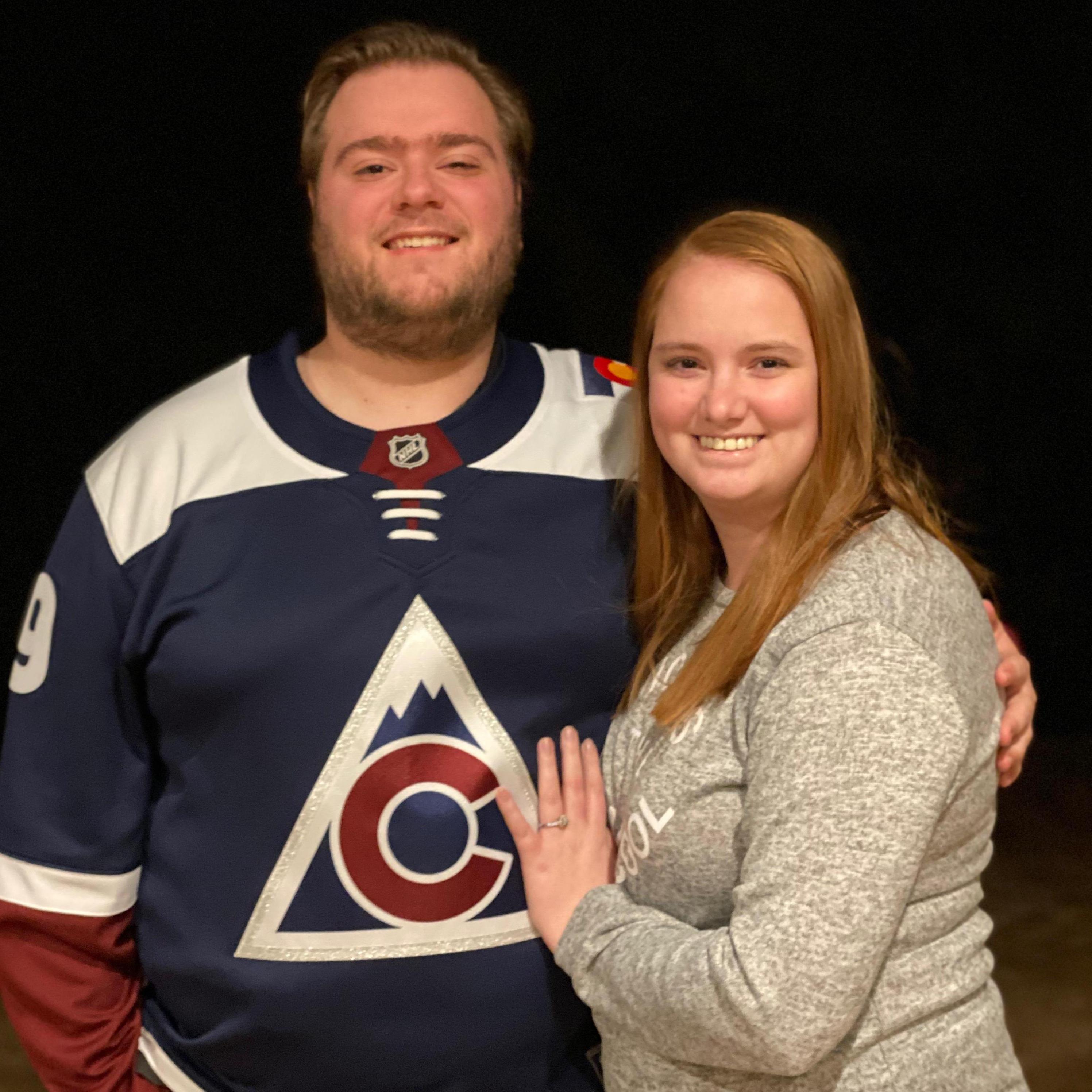 Our first hockey game!