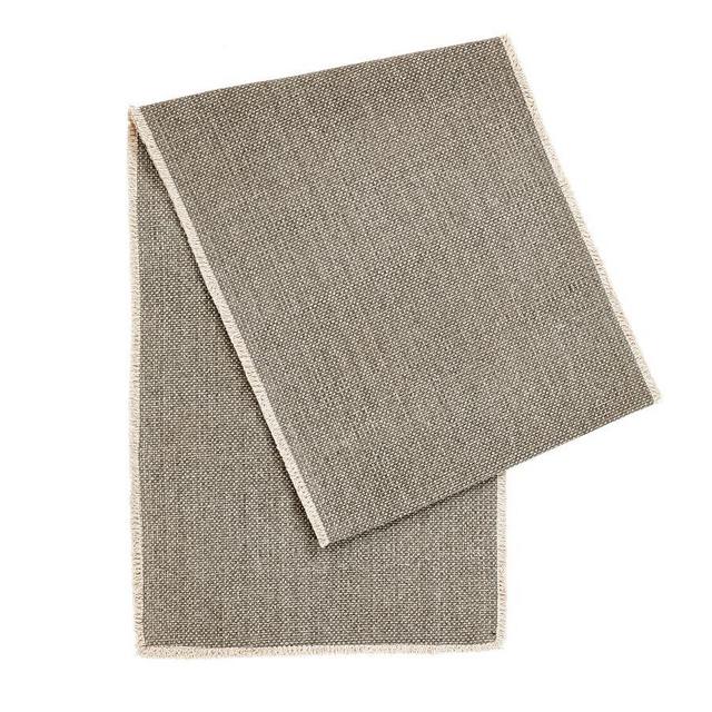 Mason Fringe Table Runner - Flint