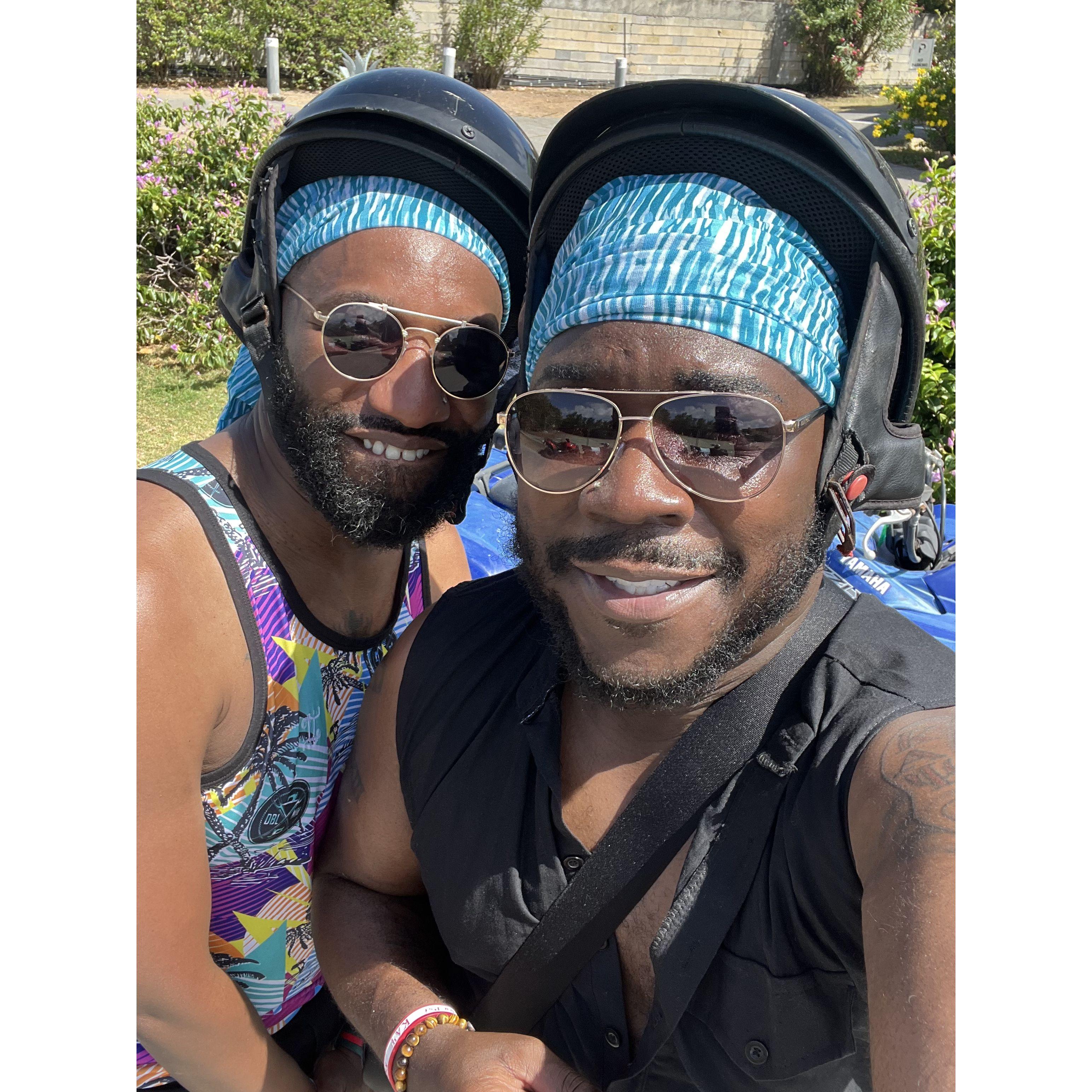 "The moment time stopped and only he and I existed", St, Maarten, 2021