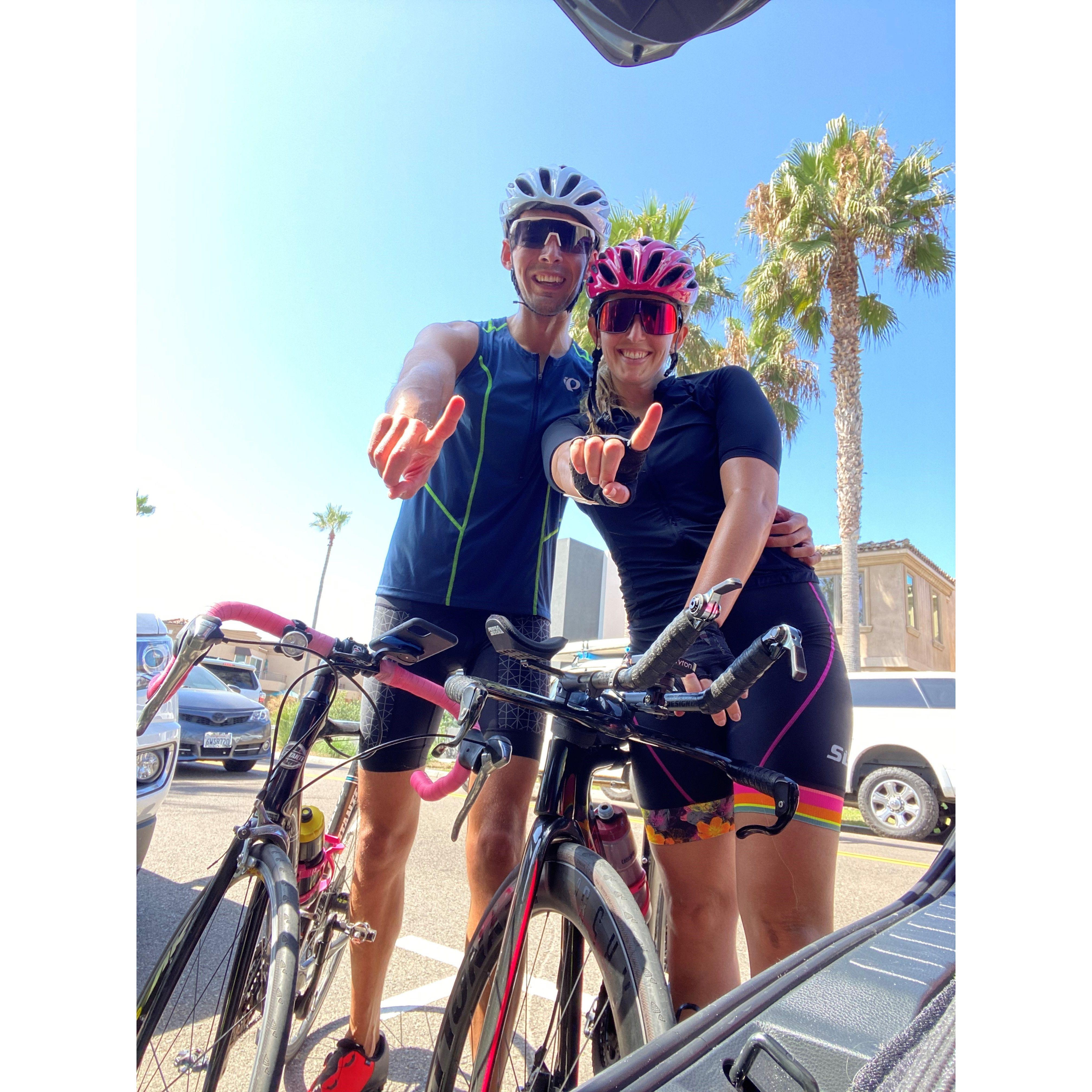 The day we did our own Sprint Traithlon!