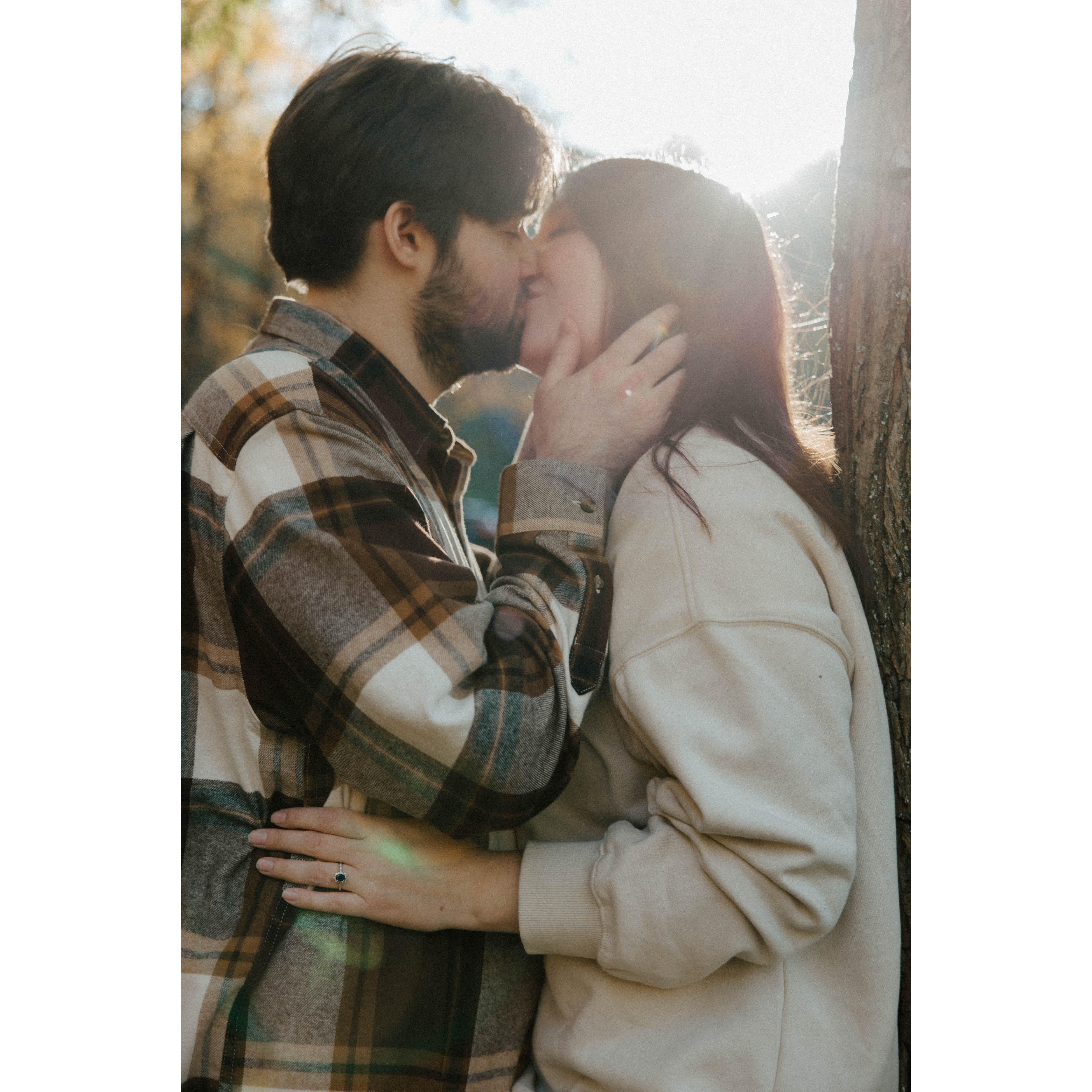 Our wonderful photographer Holly took amazing engagement photos of us! A few others are scattered on the website!