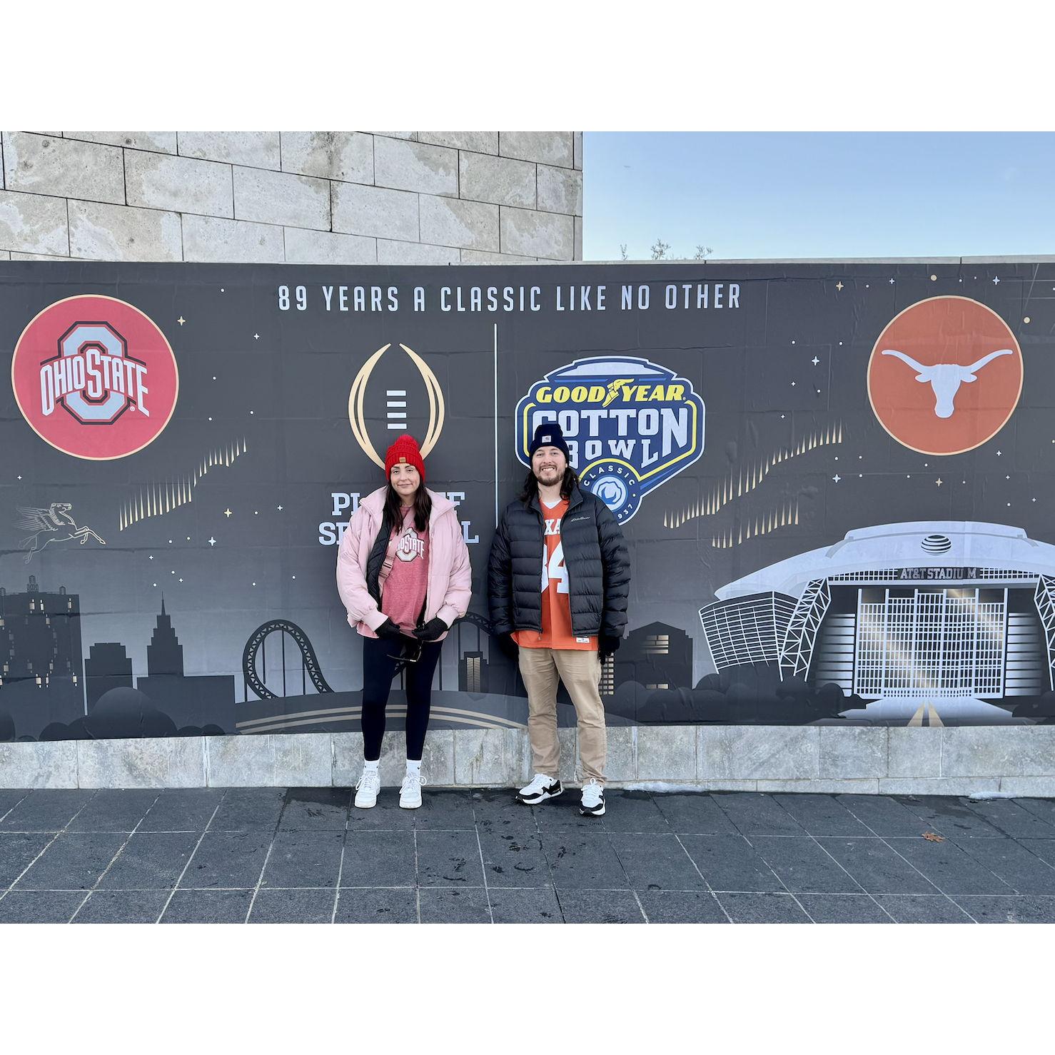 January 10, 2025 - In Dallas at the Cotton Bowl, ahead of yet another devastating loss for Jonathan