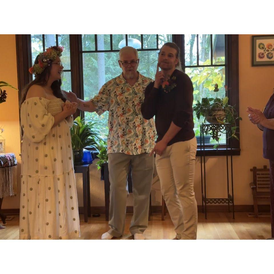 Our Civil Ceremony with family!