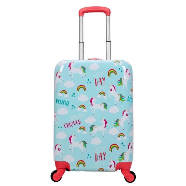 Crckt 20" Kids' Hardside Carry On Spinner Suitcase - Unicorn