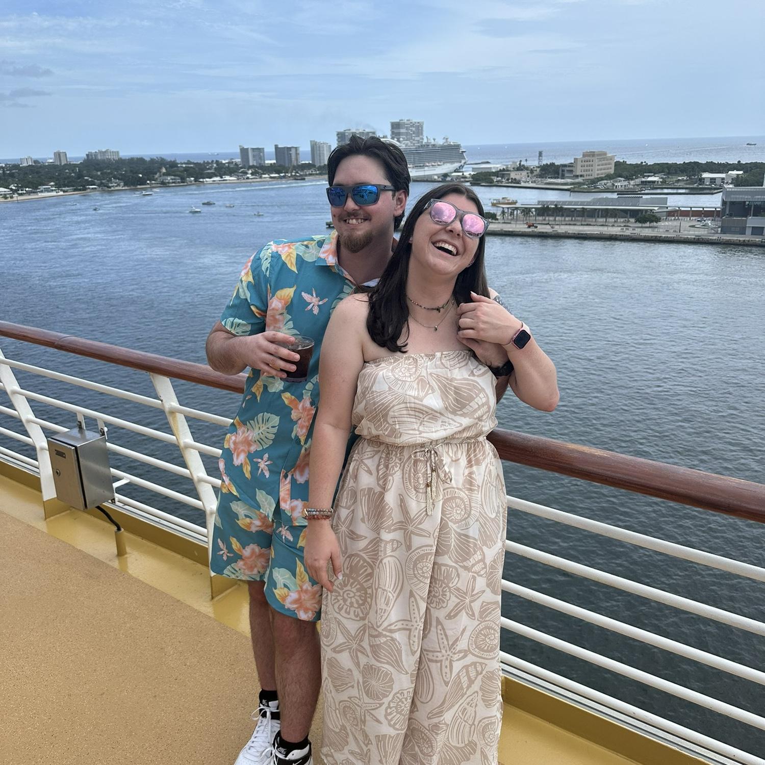Going out on the cruise where he proposes!
