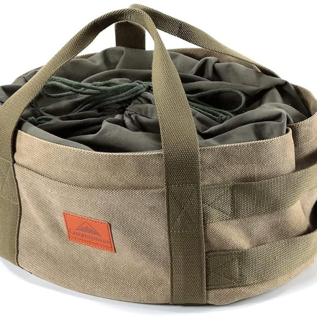 camping moon Carry Bag for Dutch Oven Durable Canvas