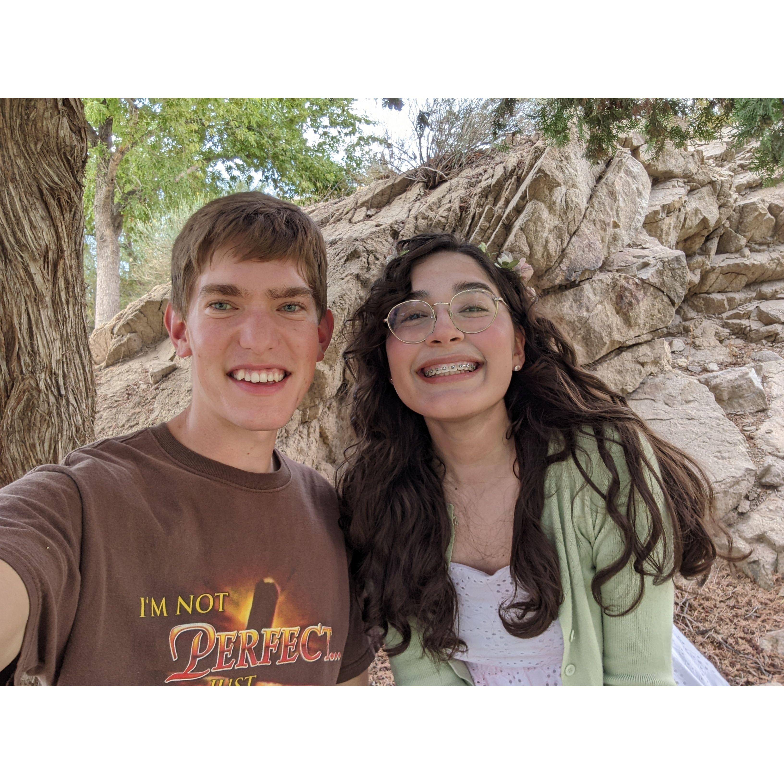Our first date!