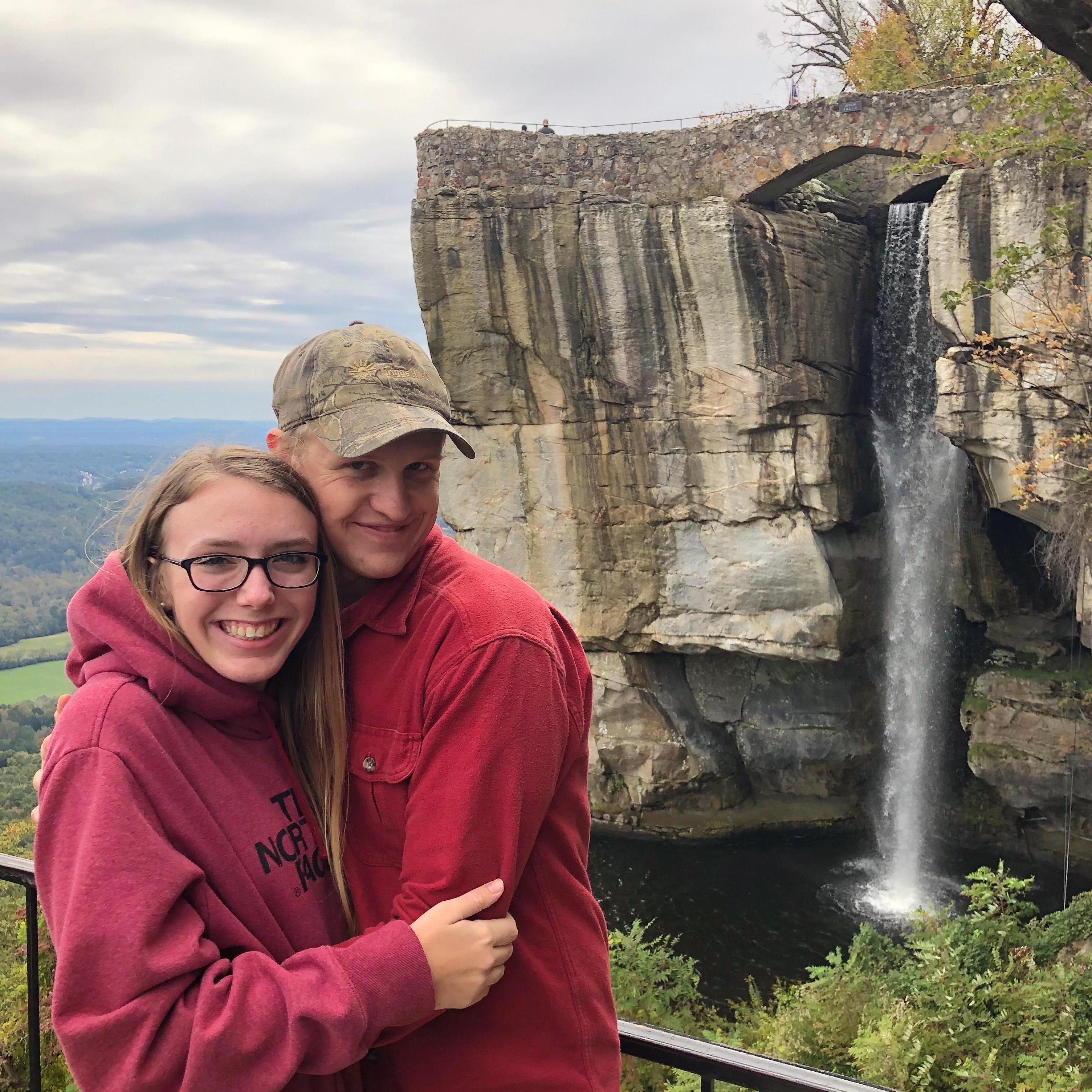 On a trip to Gatlinburg with Beau's family!