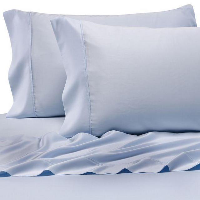 Pure Beech® 100% Modal Sateen Standard Pillowcase Pair in Light Blue