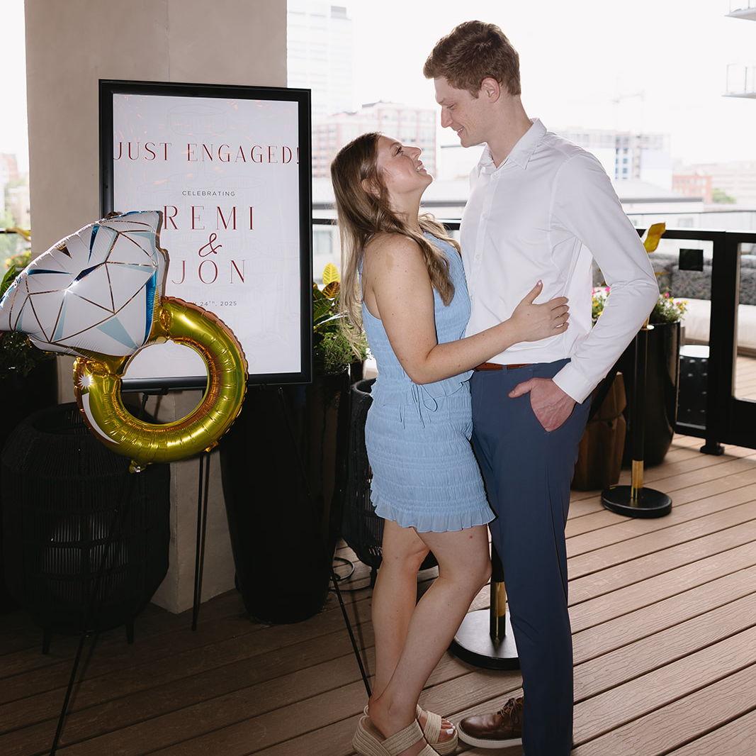 Jon planned the perfect engagement weekend, and we are so thankful to have been surrounded and celebrated by the people who love us so well!
