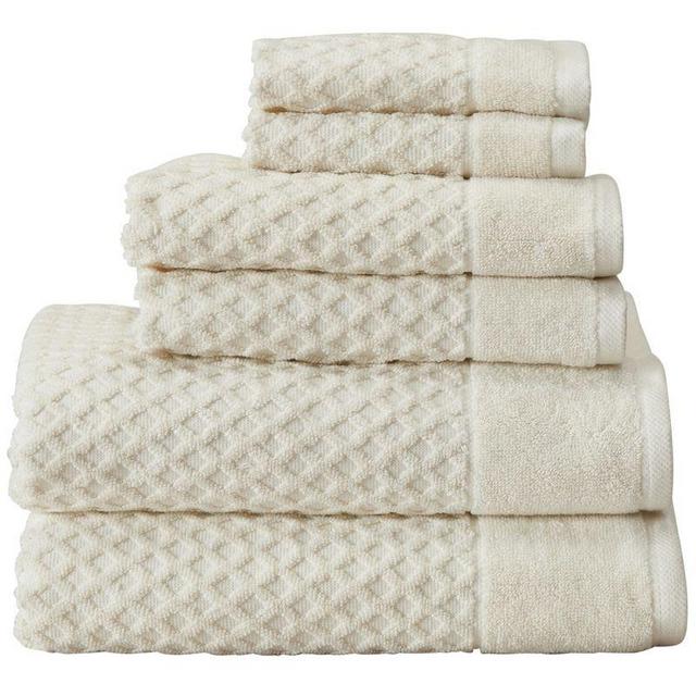 Great Bay Home Cotton Popcorn Textured Quick-Dry Towel Set