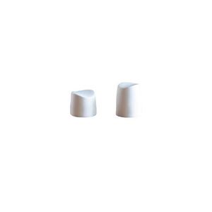 Ripple Salt and Pepper Shaker in White by Urban Oasis