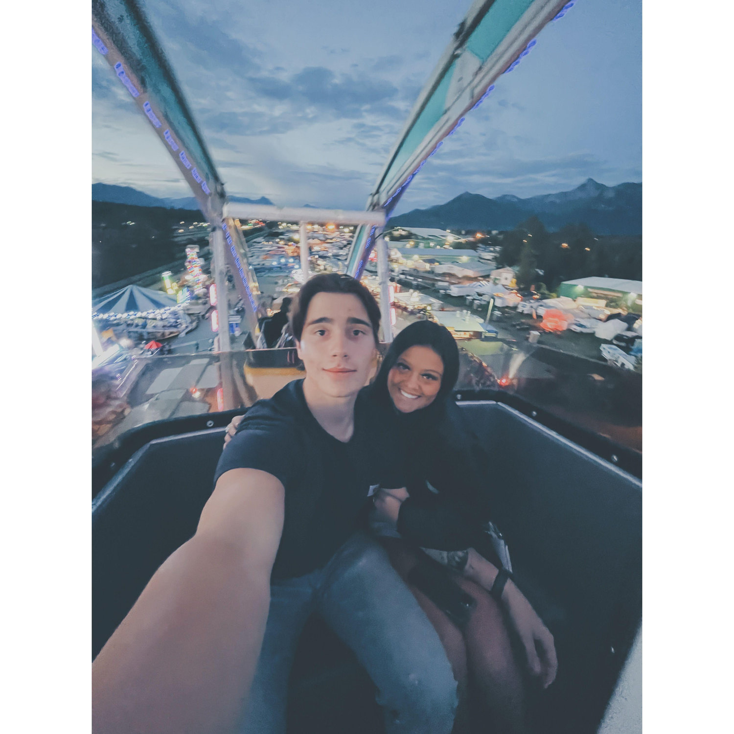 Our first time at the Alaska State Fair together!
