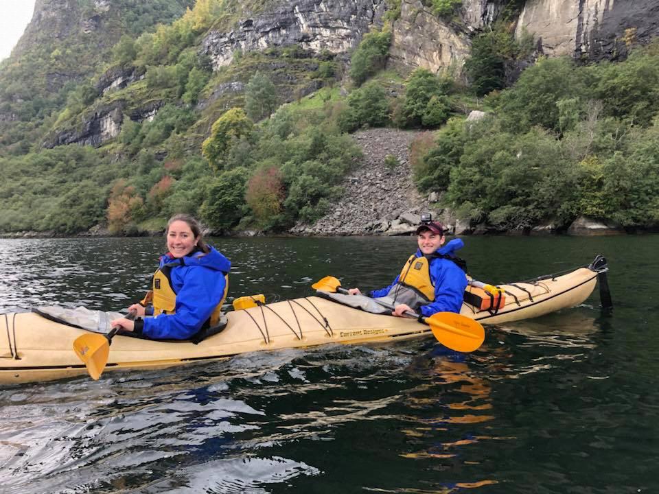 Kayaking the Sognefjord in Flam, Norway