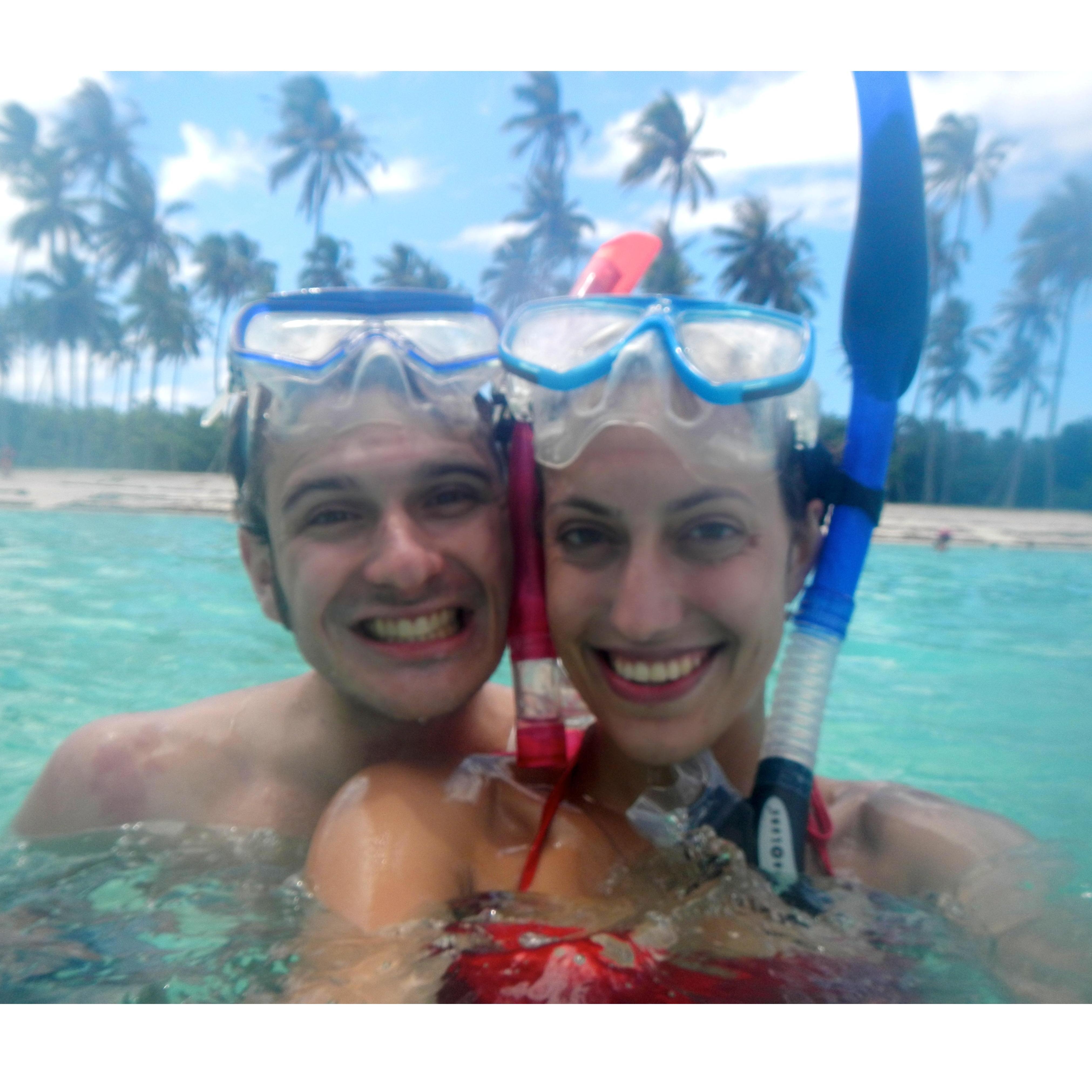 Snorkeling in Moorea