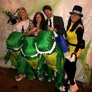 Boo at the Zoo with Shee Shee Jin and Kasey Morris! Three dinosaurs and a Mrs. Peanut! Halloween 2018