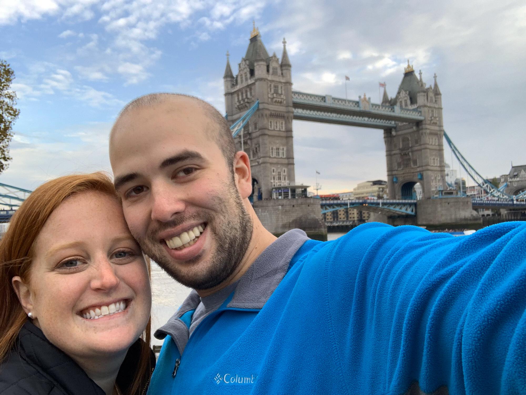 Our first international trip together- London