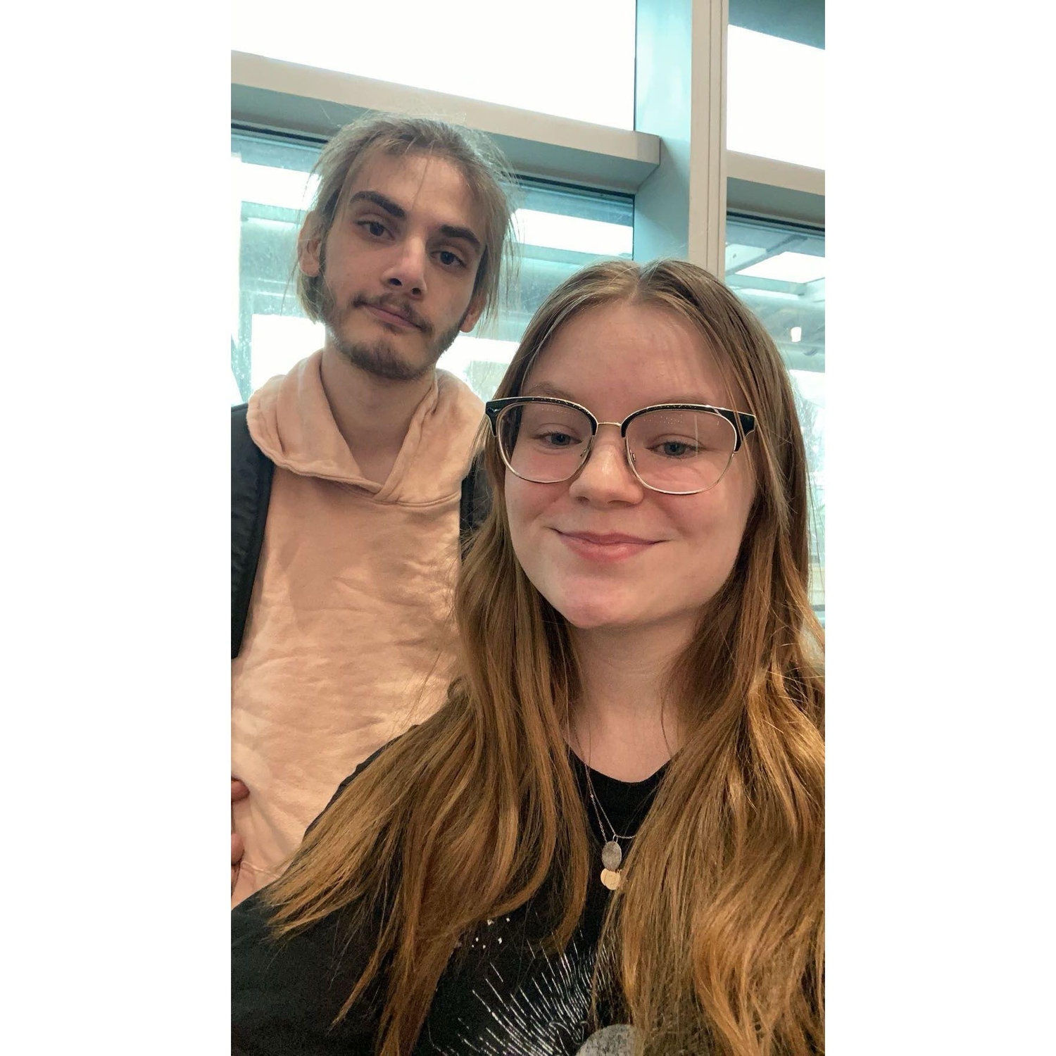 On our way to Florida - his first ever plane ride